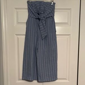 Striped Blue Jumpsuit